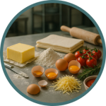 ingredienti pasticceria salata